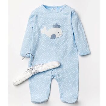 New Baby Whale Outfit Gift Set, 3 of 4