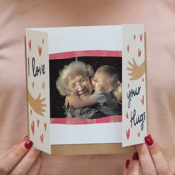 Personalised Love Your Hugs Valentines Day Card, 6 of 6