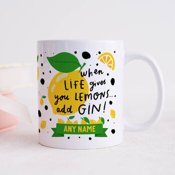 'When Life Gives You Lemons' Personalised Mug, 2 of 3