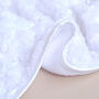 Personalised White Rose Christening Blanket, thumbnail 4 of 7