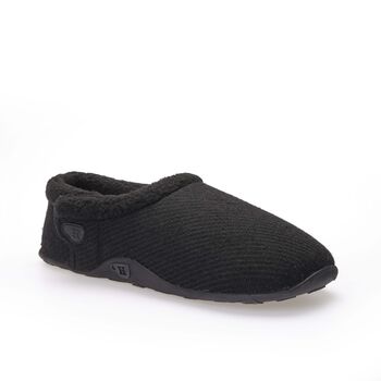 Ant Black Weave Mens Slippers/Indoor Shoes, 6 of 8