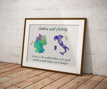 Personalised Custom Travel Love Map, 2 of 5