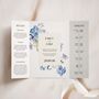 Forget Me Not Gatefold Wedding Invitations, thumbnail 1 of 5