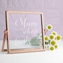 Personalised Mum's Rose Gold Plated Frame, thumbnail 3 of 12