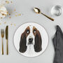 Poppy The Basset Hound Dog Placemat, thumbnail 1 of 4