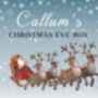 Personalised Name Wooden Christmas Eve Box Reindeer, thumbnail 3 of 3