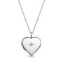 Personalised Sterling Silver Heart Locket With Diamond, thumbnail 9 of 12