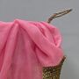 Sparkle Scarf In Dusky Pink, thumbnail 2 of 3
