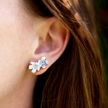 Personalised Valentine's Day Wildflower Earrings, 3 of 12