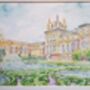 Personalised Wedding Venue Watercolour Painting. Original Watercolour Wedding Portrait. Wedding Illustration Sketch. Not A Print, thumbnail 11 of 12