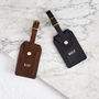 Personalised Luxe Leather Luggage Tag, thumbnail 5 of 12