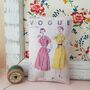 Vintage Sewing Pattern Fabric Fragranced Gift Pillow, thumbnail 5 of 7