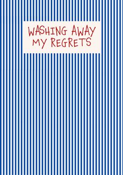 Washing Away My Regrets Bathroom Print, 2 of 3