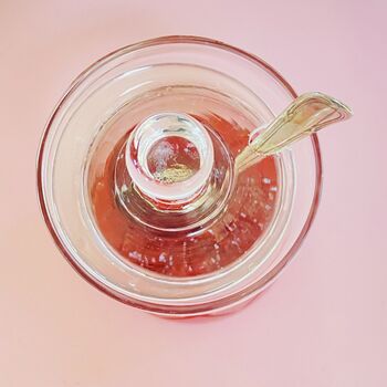 Antique Crystal Cut Glass Lidded Jam / Preserve Pot ~ Eight, 8 of 10