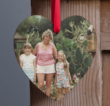 Mothers Love Heart Wooden Photo Decoration, 3 of 5