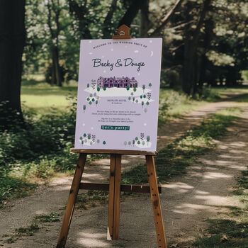 Welcome Wedding Sign/Bespoke Wedding Sign, 5 of 6