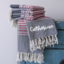 Personalised Cotton Beach And Bath Towel, thumbnail 2 of 4
