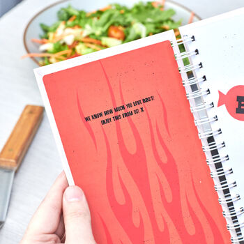 Personalised BBQ Recipe Notebook, 5 of 7