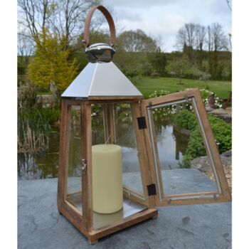 Wooden Candle Lantern, 5 of 8