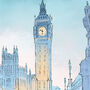 Westminster At Twilight Fine Art Print, thumbnail 2 of 4