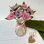Personalised 12th Anniversary Silk Flowers Vase Or Jug, thumbnail 1 of 1