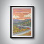 Shenandoah National Park USA Travel Poster Art Print, thumbnail 1 of 8