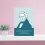 Chopin Classical Composer Portrait And Quote Print, thumbnail 1 of 5