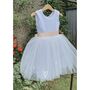 Sparkly Tulle Scoop Back Tutu Flower Girl Dress, thumbnail 2 of 11