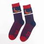 Men's Bamboo Socks Christmas Pheasant Snow, thumbnail 1 of 5