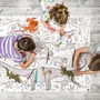 Colourin Giant Poster Tablecloth Dinosaur Personalse It, thumbnail 1 of 5