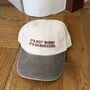 Personalised Embroidered Two Tone Slogan Cap, thumbnail 6 of 8