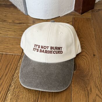 Personalised Embroidered Two Tone Slogan Cap, 6 of 8