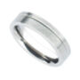 Personalised Titanium Wedding Ring With Groove Detail, thumbnail 1 of 5