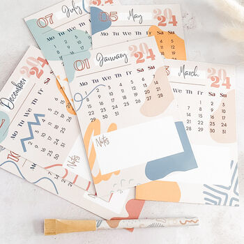 Personalised Teacher Gift | Desk Calendar, 4 of 5