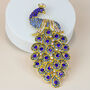 Statement Peacock Brooch, thumbnail 1 of 2