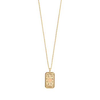 Le Soleil Gold Finish Tarot Necklace, 2 of 7