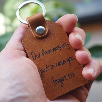 Cricket Lover's Leather Key Ring, 3 of 12