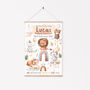 Personalised Keepsake Birth Print Boho Baby, thumbnail 2 of 4