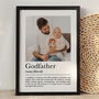 Personalised Godfather Print, Gift For Godfather, thumbnail 3 of 6