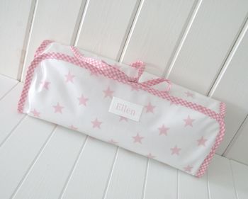 Oilcloth Personalised Changing Mat, 3 of 3