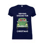 'Driving Gnome' Funny Christmas T Shirt, thumbnail 5 of 5