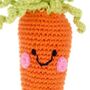 Handmade Friendly Carrot Fair Trade Toy, thumbnail 5 of 5