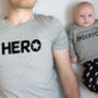Parent And Child 'Hero And Sidekick' T Shirt Set, thumbnail 3 of 9