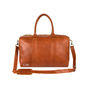 Personalised Buffalo Leather Cortes Compact Holdall, thumbnail 3 of 9