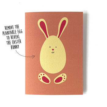 Easter Bunny Plantable Card, 3 of 4