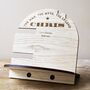 Personalised The Legend Wooden Accessory Stand, thumbnail 5 of 5