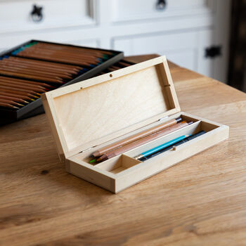 Personalised Wooden Pencil Case Box, 2 of 4