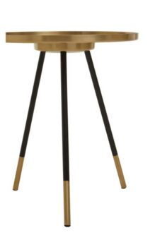 Matte Gold Luxe Side Table, 4 of 4