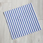 Personalised Blue Stripe Adult Apron, thumbnail 3 of 7