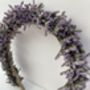 Dried Flower Purple Crown Headband, thumbnail 6 of 8